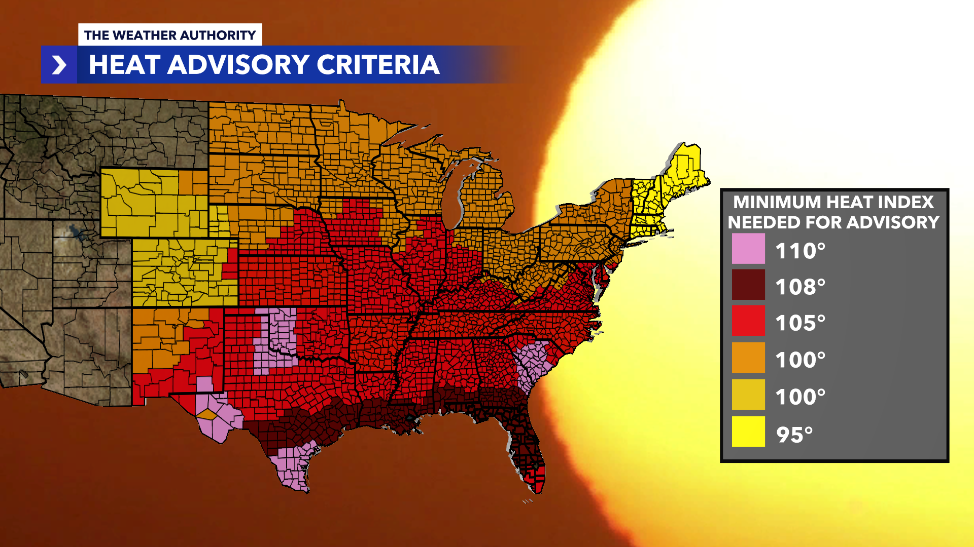 Heat Advisory Criteria